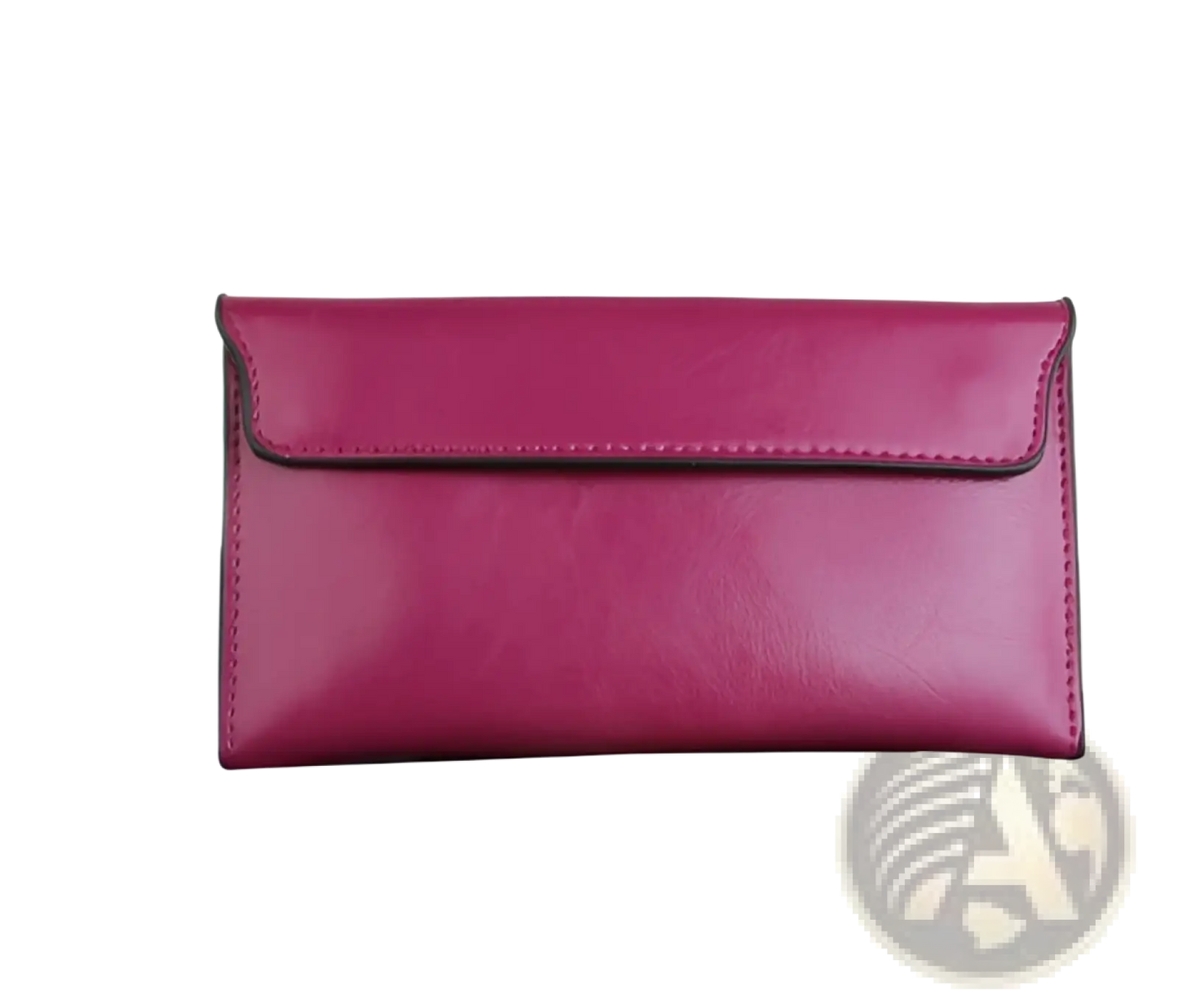 Leather Long Wallet Slim Minimalist Cowhide Clutch