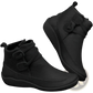 Leather Martin Boots Faux Fur Lined Winter Snow Shoes