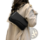 Leather Messenger Bag Minimalist Crossbody Organ Bag