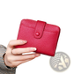 Leather Mini Organ Wallet with Button Closure