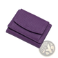 Leather Mini Wallet Compact Cowhide Bifold Card Holder