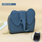 Elephant Leather Accordion Card Holder Wallet