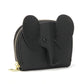 Elephant Leather Accordion Card Holder Wallet