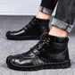 Arbaglobal Men's Handcrafted Leather Casual Ankle Boots
