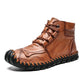 Arbaglobal Men's Handcrafted Leather Casual Ankle Boots