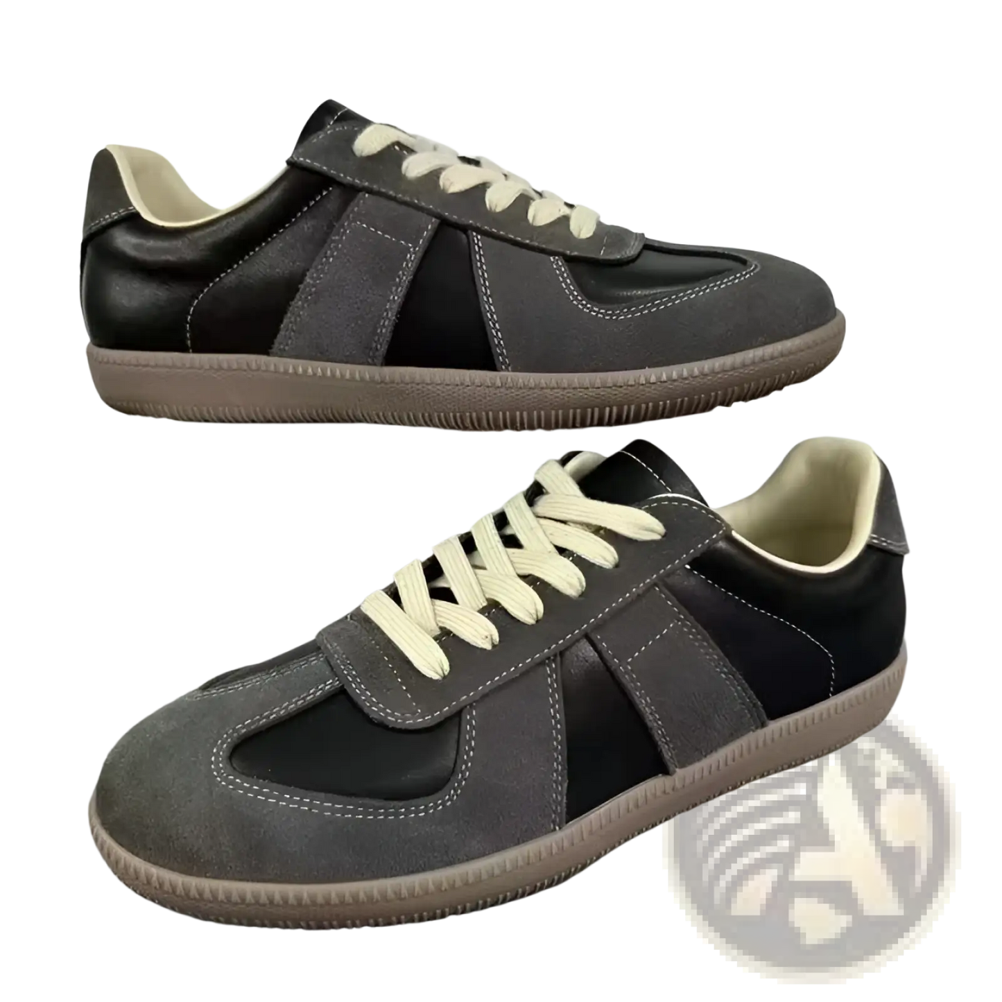Leather Sneakers Versatile Casual Low Top Shoes