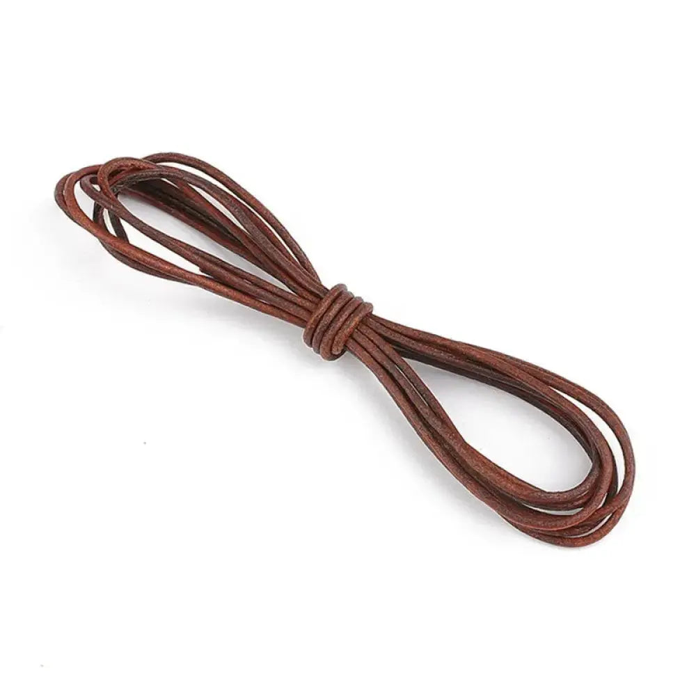 Handmade Genuine Leather Cord for Diy Crafting Projects