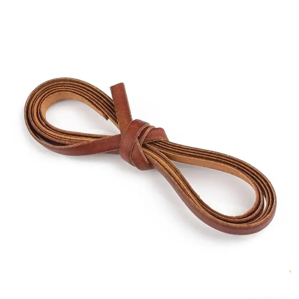 Handmade Genuine Leather Cord for Diy Crafting Projects