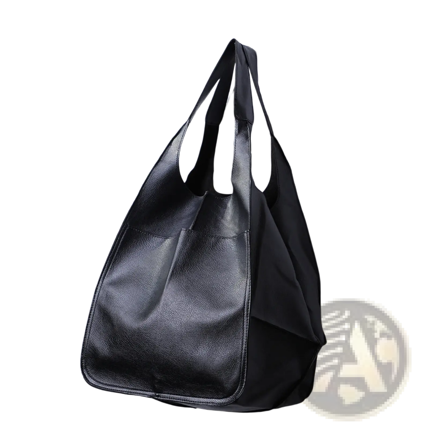 Leather Tote Bag Large Capacity Soft Slouchy Shoulder Bag
