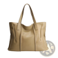 Leather Tote Bag Pebbled Cowhide Shoulder Handbag