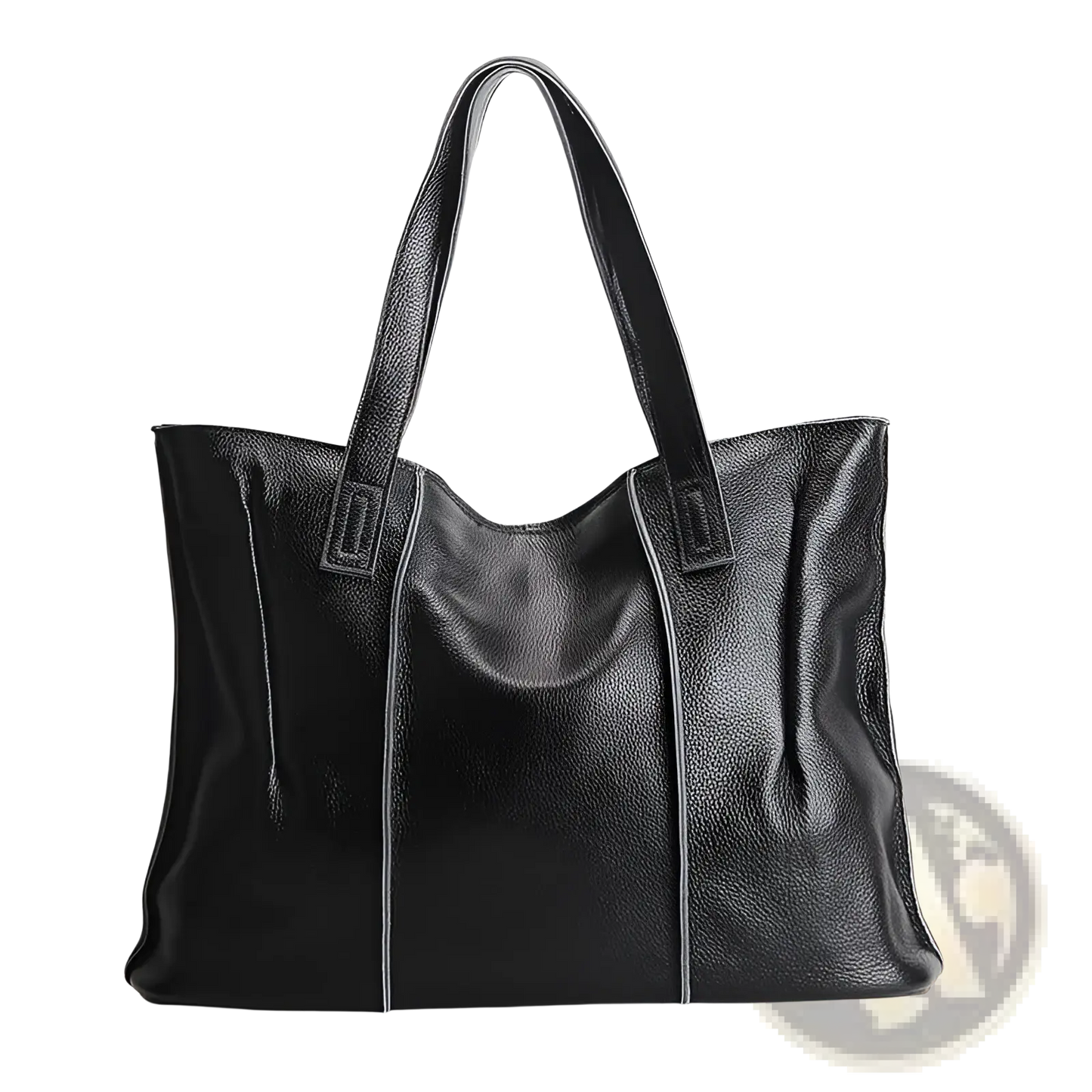 Leather Tote Bag Pebbled Cowhide Shoulder Handbag
