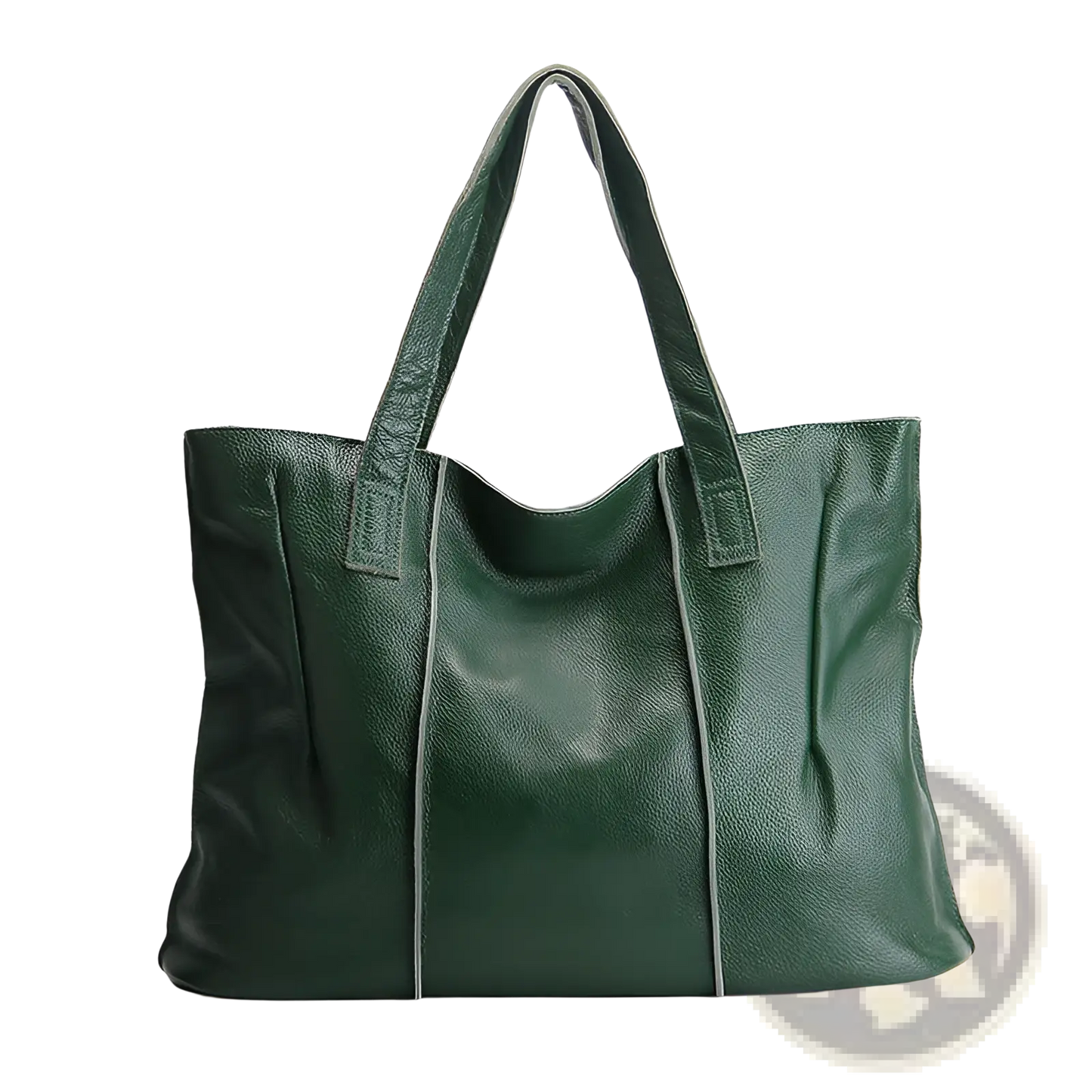 Leather Tote Bag Pebbled Cowhide Shoulder Handbag