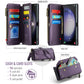 Leather Wallet Phone Case with Removable Wrist Strap