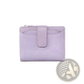 Leather Wallet Women's Short Woven Textured Purse