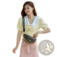 Leopard Print Chain Waist Bag for Women