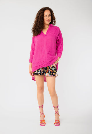 Túnica Maura Oversized para Mulheres Leota Rosa