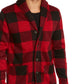 Cardigan Levi's Trouss Regular-Fit Buffalo Plaid Masculino Vermelho Tamanho P