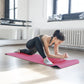 Conjunto de ioga BalanceFrom Fitness com 7 peças, tapete, faixa elástica e joelheira, rosa