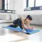 Conjunto de ioga BalanceFrom Fitness com 7 peças, tapete, faixa elástica e joelheira, azul