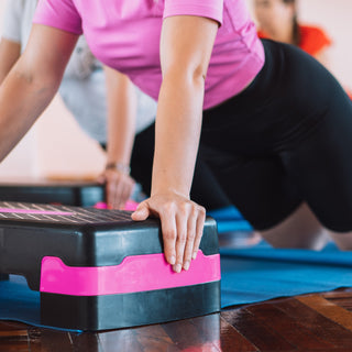 Plataforma de degrau aeróbico HolaHatha, equipamento de ginástica com altura ajustável