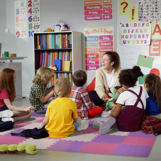 Tapete de exercícios de espuma com encaixe de 16 peças BalanceFrom Fitness