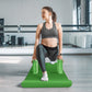 Conjunto de ioga BalanceFrom Fitness com 7 peças, tapete, faixa elástica e joelheira, verde