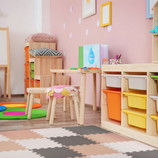 Tapete de exercícios de espuma com encaixe de 16 peças BalanceFrom Fitness