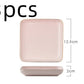 Luxury Pink and Gold Script Ceramic Couple Dinnerware Set