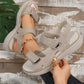 Lightweight Fish Mouth Velcro Sport Sandals for Women