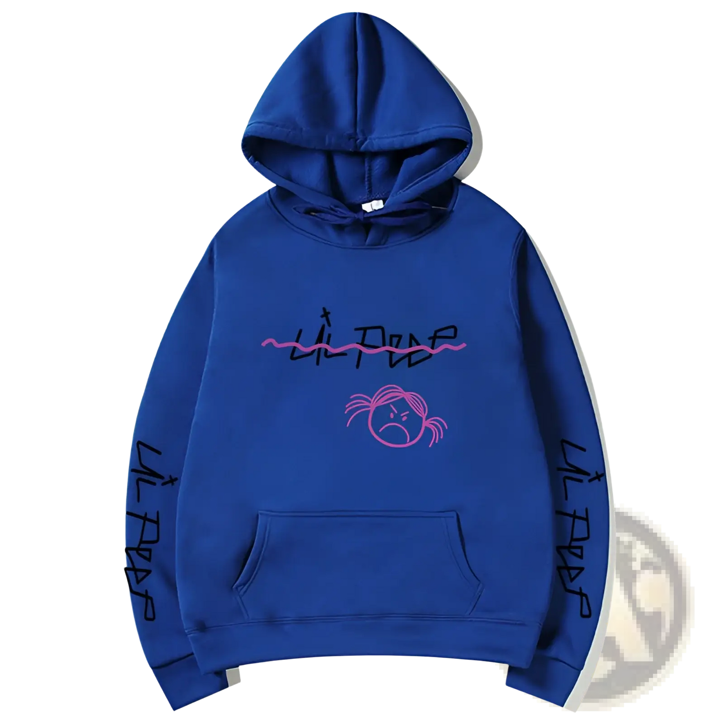 Lil Peep Graphic Print Pullover Hooded Sweatshirt