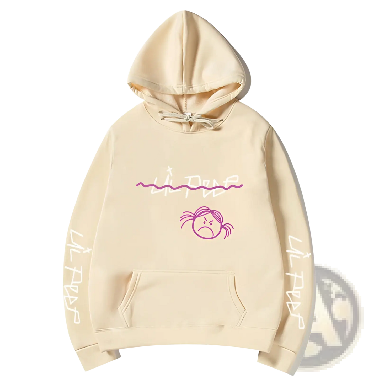 Lil Peep Graphic Print Pullover Hooded Sweatshirt