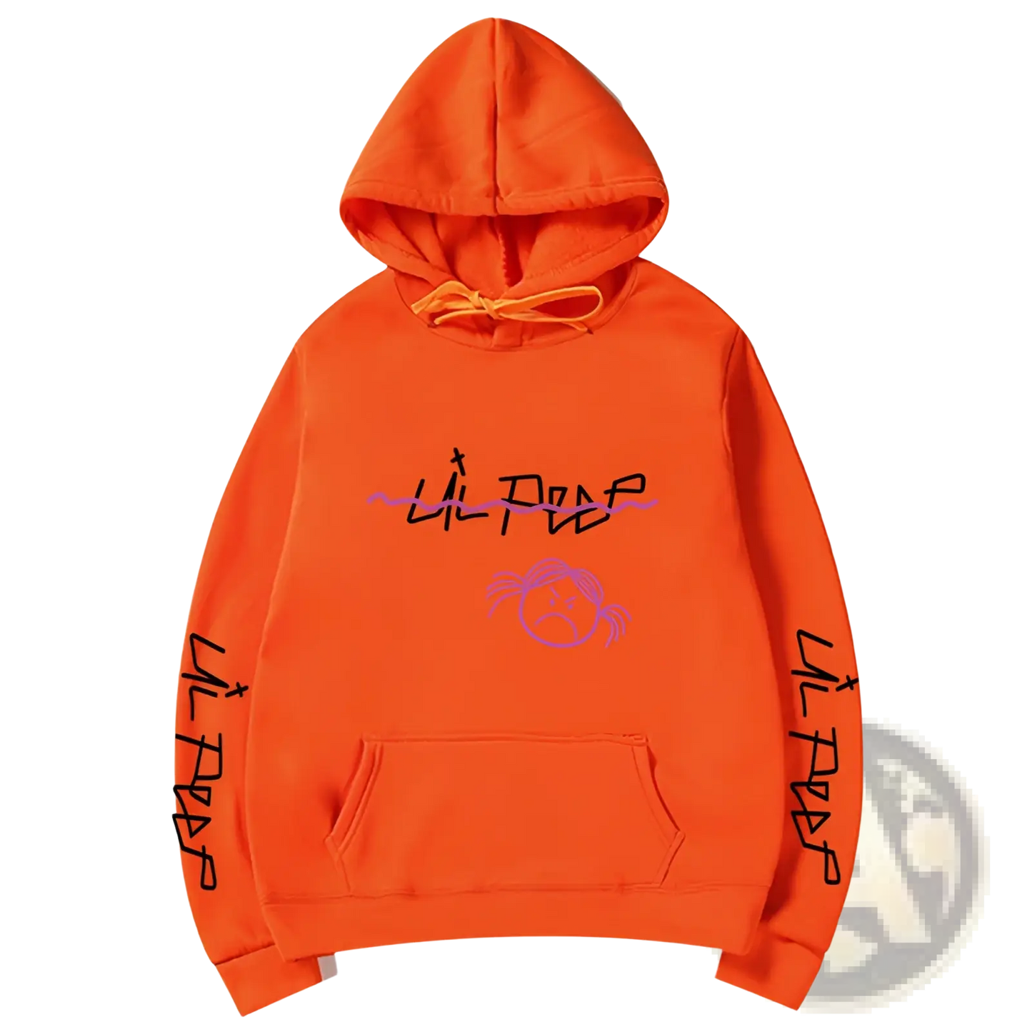 Lil Peep Graphic Print Pullover Hooded Sweatshirt