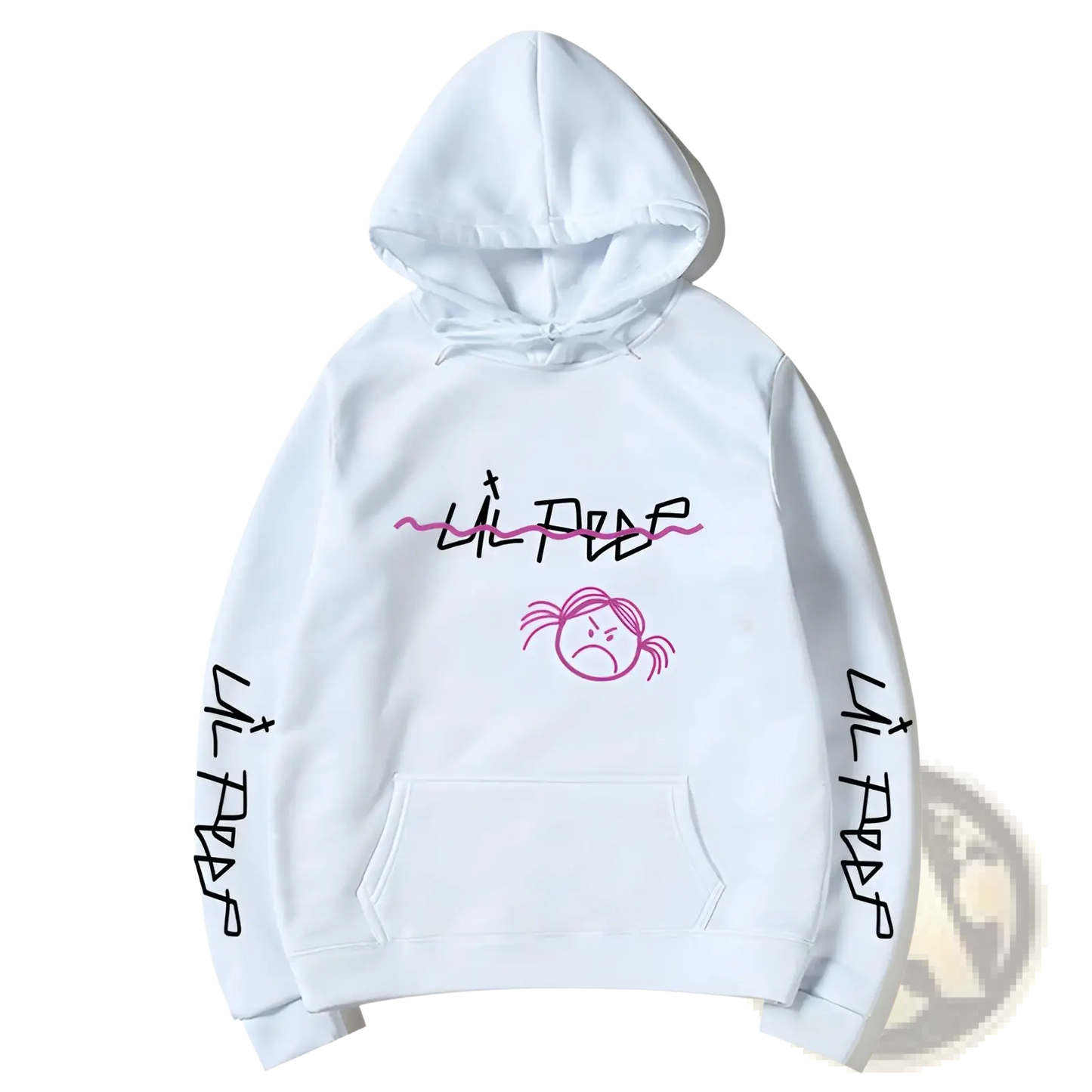Lil Peep Graphic Print Pullover Hooded Sweatshirt