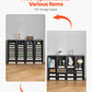 Literature Organizer 36 Compartment Grey Wood Mail Sorter