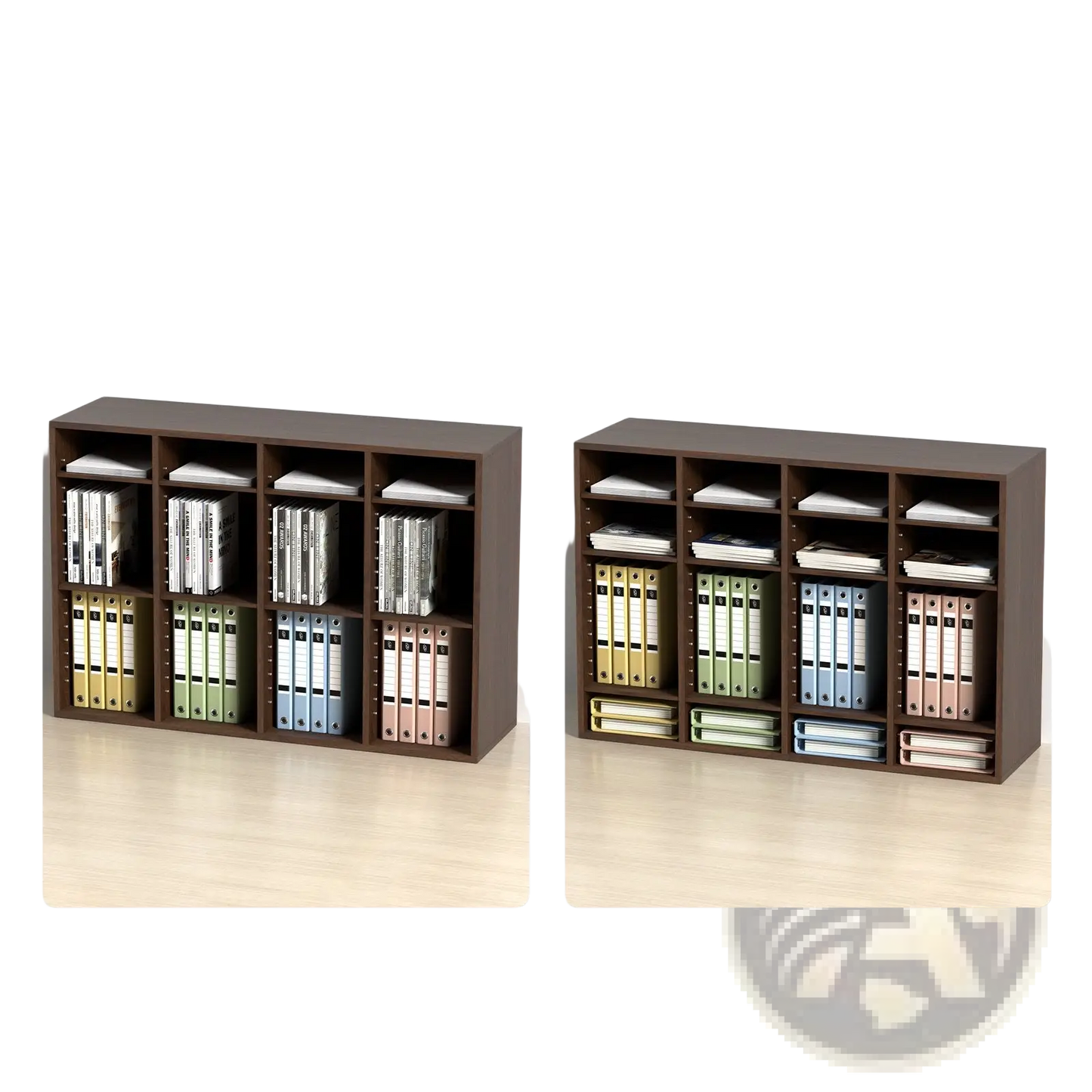 Literature Organizer 36 Compartment Wood Mail Sorter