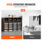 Literature Organizer 36 Compartment Wood Mail Sorter