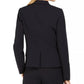Calvin Klein Blazer Feminino de Botão Único Azul Marinho Tamanho 4