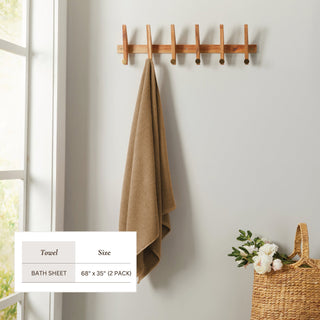 Cotton Textured Bath Towel Set - Acacia Collection