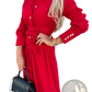 Long Sleeve Belted Maxi Cardigan Dress with Waist Tie