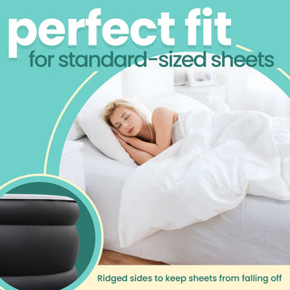 Colchão de ar de luxo duplo EZ INFLATE com bomba embutida 