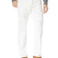 Calça jeans Levi's 569™ masculina, corte reto e solto, branca, tamanho 31x30