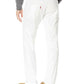 Calça jeans Levi's 569™ masculina, folgada, reta, branca, tamanho 32x34