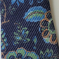 Gravata fina floral Turner masculina Bar III azul marinho tamanho único
