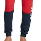 Calça de pijama jogger masculina Tommy Hilfiger Colorblocked, cor mogno, tamanho 2, extra grande