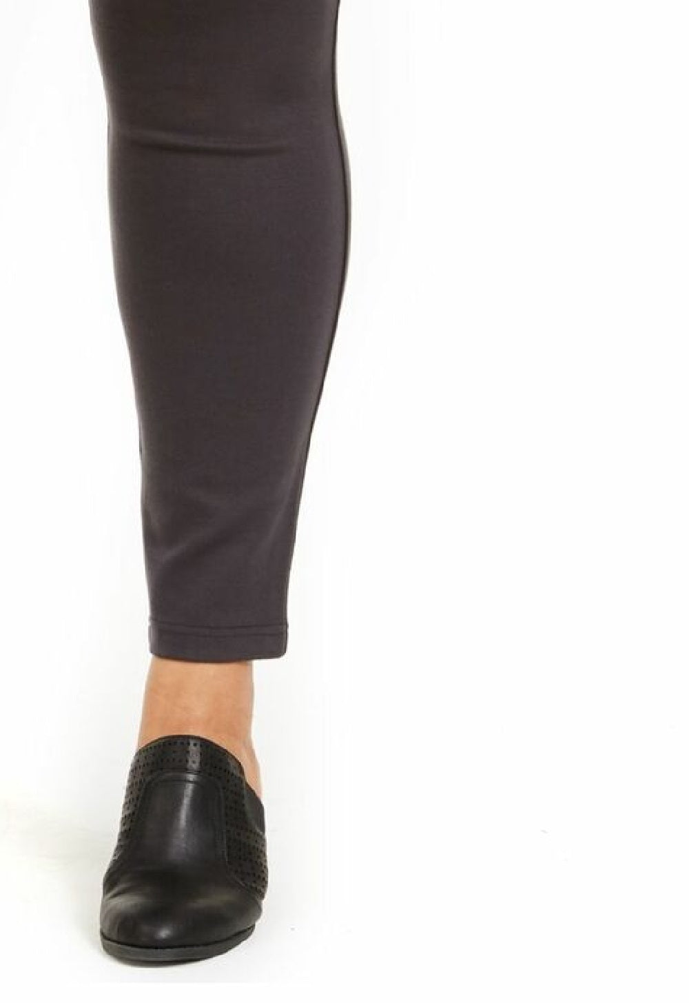 Leggings femininas de malha ponteada com cós largo e estilo plus size da Style &amp; Co