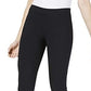 Leggings femininas básicas de cintura média Maison Jules, pretas, tamanho pequeno