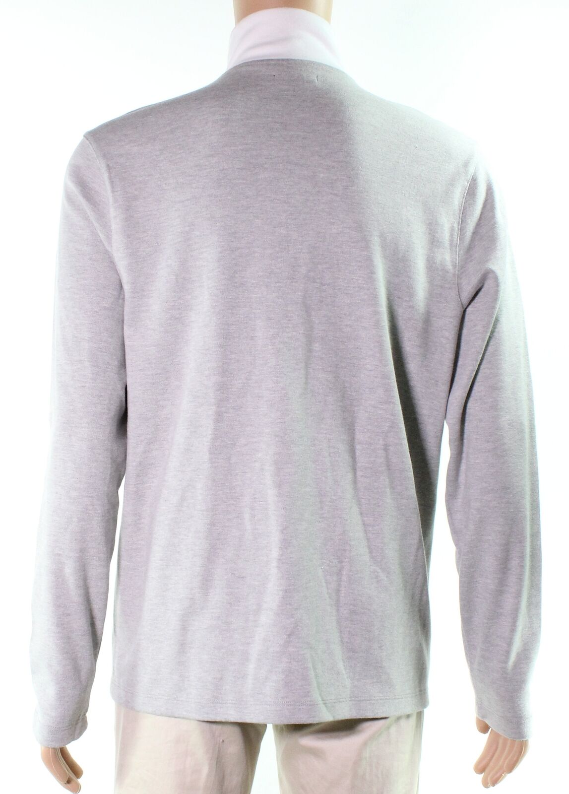 Jaqueta Alfani Masculina Colorblocked com Zíper Completo Cinza Tamanho Médio