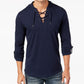 Camiseta masculina com capuz INC International Concepts, azul marinho, tamanho extra pequeno