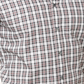 Camisa xadrez masculina Club Room com botões, cinza, tamanho 2, extra grande
