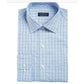 Camisa social masculina Club Room Classic/Regular Fit Performance Windowpane tamanho azul-marinho 34X35